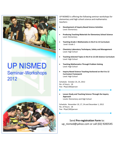 67971267-send-pre-registration-form-to-up_nismedyahoocom-or-call-02-curriculum-nismed-upd-edu