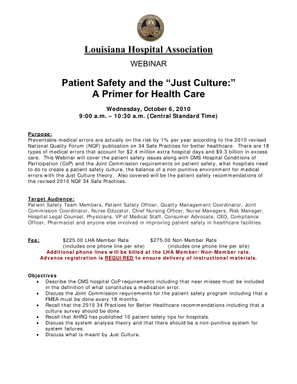 68225575-louisiana-hospital-association-patient-safety-and-the-just-culture-lhaonline
