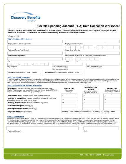 68449690-flexible-spending-account-fsa-data-collection-worksheet-benefits