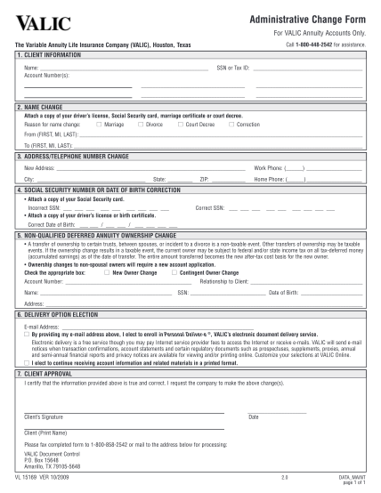 6847791-fillable-valic-administrative-change-form-humanresources-tennessee