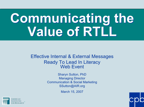 6856750-communicating-the-value-of-rtll-effective-internal-ampamp-cpb