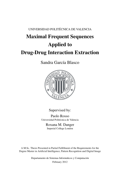 68808029-maximal-frequent-sequences-applied-to-drug-drug-interaction-users-dsic-upv