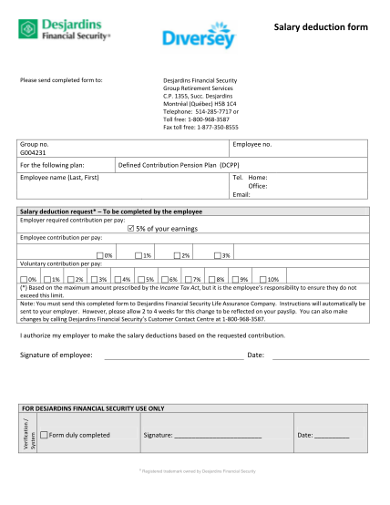 68826059-salary-deduction-form-desjardins-life-insurance