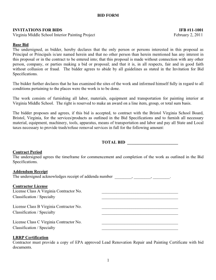 68829716-bid-form-bristol-virginia-public-schools-bvps