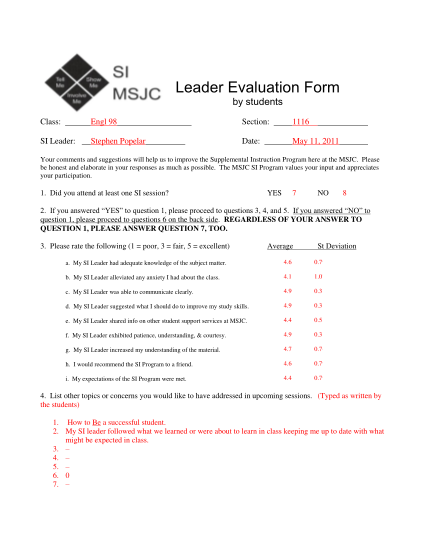 68977216-leader-evaluation-form-by-students-class-engl-98-section-1116-si-leader-stephen-popelar-date-may-11-2011-your-comments-and-suggestions-will-help-us-to-improve-the-supplemental-instruction-program-here-at-the-msjc-msjc