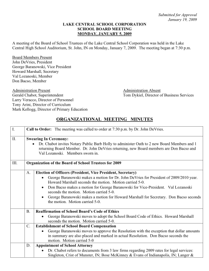 69007038-organizational-meeting-minutes-lake-central-school-corporation