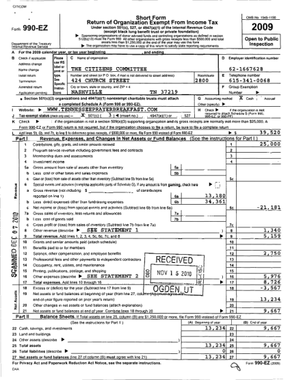 69014649-short-form-citicom-omb-n0-1545-1150-return-of-organization-exempt-from-income-tax-form-under-section-501c-527-or-4947a1-of-thetrust-or-private-foundation-code-internal-revenue-except-black-lung-benefit-2009-p-sponsonng-irs990