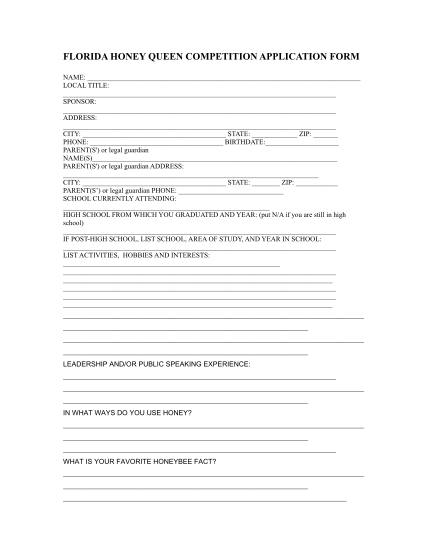 6923085-florida20hon-ey20queen-florida-honey-queen-competition-application-form-other-forms