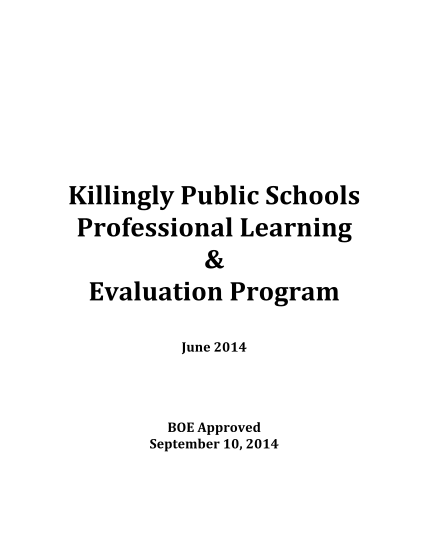 69330100-killingly-2014-2015-evaluation-and-support-plan-boe-approveddocx