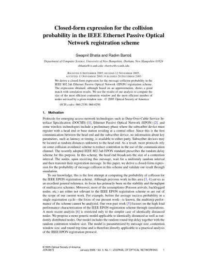 69349585-closed-form-expression-for-the-collision-probability-optics-infobase-cs-unh