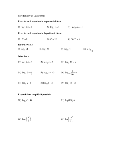 69391006-fillable-logarithms-review-rewrite-each-equation-in-exponential-form-pdf-mychandlerschools