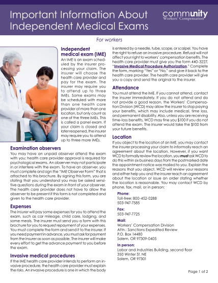 6945883-important-information-about-independent-medical-exams-brochure-wcd-oregon