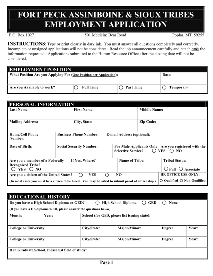 6953236-fpt_employment_-application-fort-peck-tribes-application--fort-peck-assiniboine--sioux-tribes-other-forms-fortpecktribes