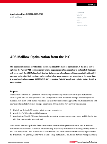 69654368-ads-mailbox-optimization-from-the-plc-this-application-example-provides-basic-knowledge-about-ads-mailbox-optimisation-it-describes-how-to-optimise-the-twincat-ads-communication-when-a-huge-amount-of-messages-has-to-be-handled-most-us