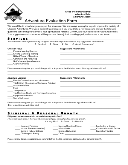 69805670-adventure-evaluation-form-cran-hill-ranch