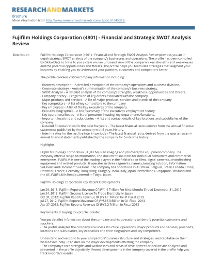 6992918-fillable-fujifilm-holdings-corporation-swot-analysis-form
