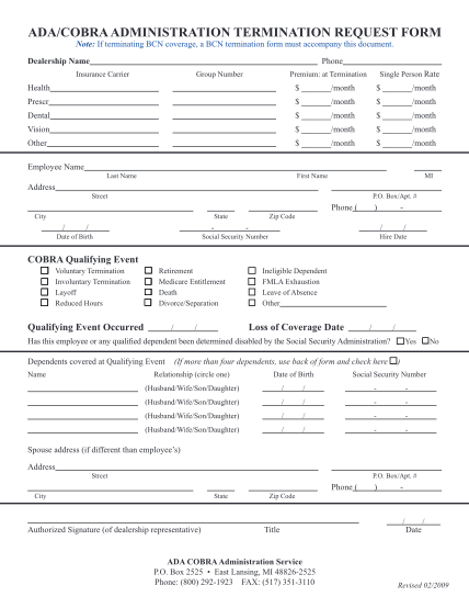 70017466-employee-termination-form-for-cobra-administration-group-michiganada