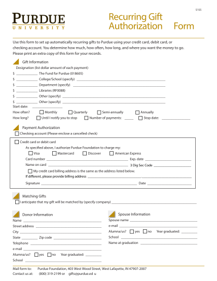 7014746-recurringgiftfo-rm-anngivepdfformrecurr-gift--purdue-university-other-forms-purdue