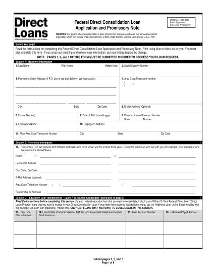 7016761-fillable-federal-direct-consolidation-loan-application-and-promissory-note-instructions-form-csi-cuny