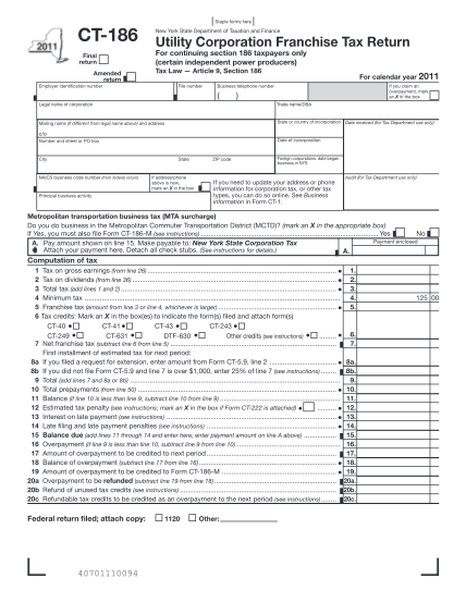 7017195-ct186_2011_fill-_in-form-ct-186-2011-utilty-corporation-franchise-tax-return-ct186-other-forms-tax-ny