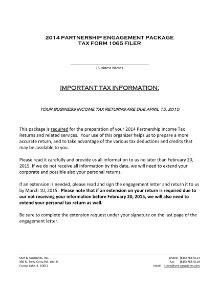 70215206-tax-return-engagement-package-for-2014-form-1065