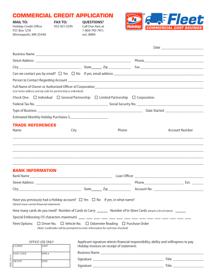7030162-commercialappli-cation-commercial-credit-application--holiday-stationstores-other-forms
