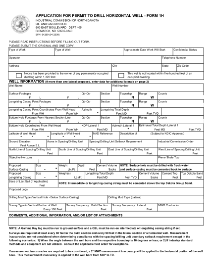 70338-form1h-application-for-permit-to-drill-horizontal-well-state-north-dakota-dmr-nd