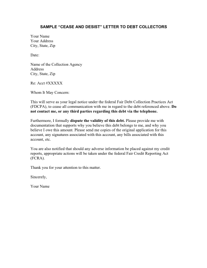 26 Sample Cease And Desist Letter page 2 - Free to Edit, Download ...