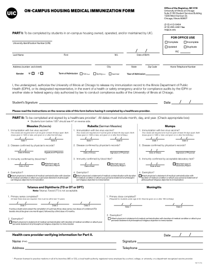 7060078-fillable-does-uic-housing-immunization-form-require-titers-uic