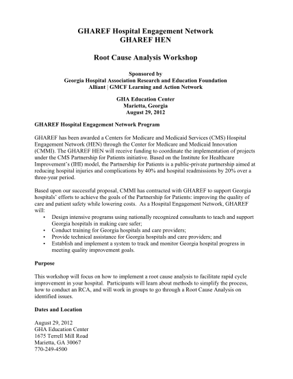 70770409-root-cause-analysis-workshop-publications-georgia-hospital