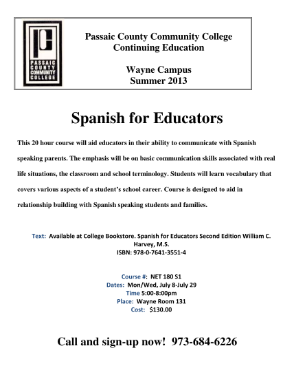 70785312-passaic-county-community-college-continuing-education-wayne-campus-summer-2013-spanish-for-educators-this-20-hour-course-will-aid-educators-in-their-ability-to-communicate-with-spanish-speaking-parents-pccc