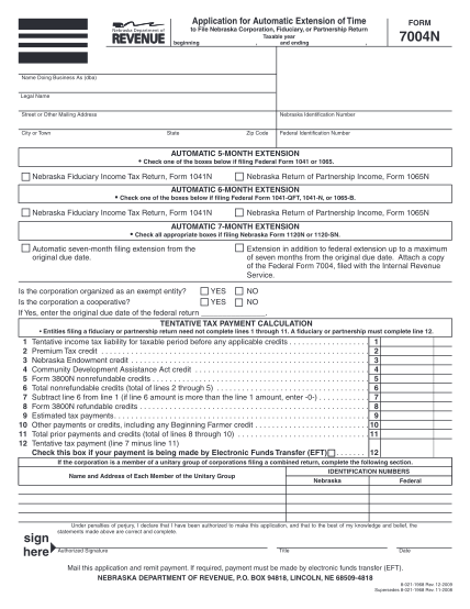 7079358-f_7004n-application-for-automatic-extension-of-time--nebraska-department--other-forms-revenue-ne