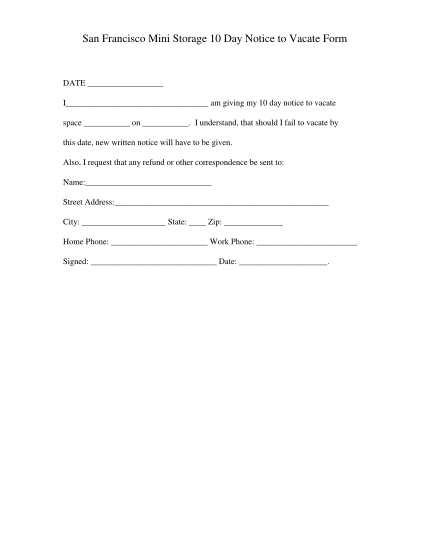 7082837-149324-vacate-notice2-san-francisco-mini-storage-10-day-notice-to-vacate-form-other-forms