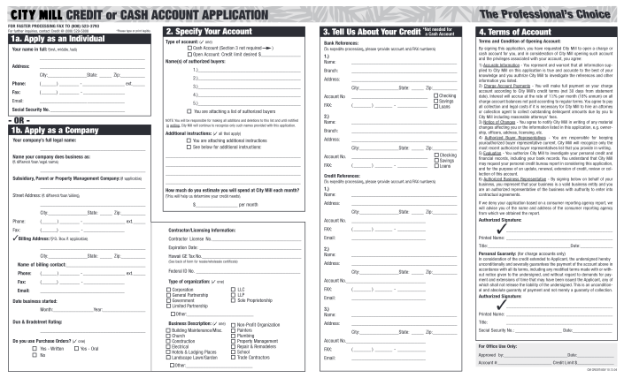 7084898-fillable-city-mill-credit-application-form