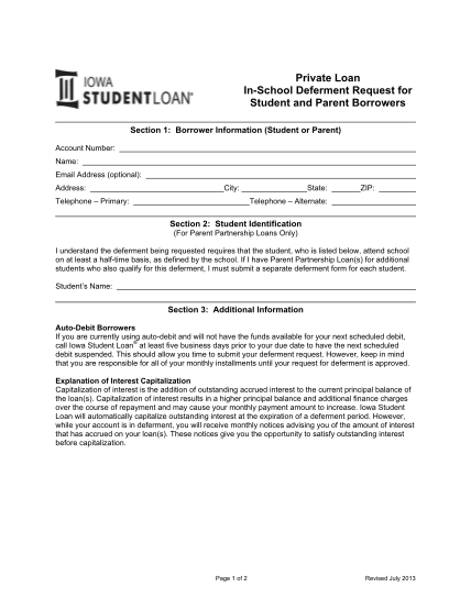 7101675-private_in-school_def-private-loan-in-school-deferment-request-for---iowa-student-loan-other-forms-studentloan