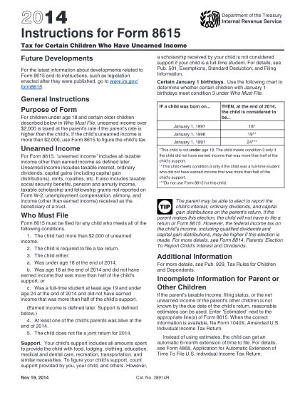 71026994-2014-instructions-for-form-8615-instructions-for-form-8615-tax-for-certain-children-who-have-unearned-income-irs-ustreas