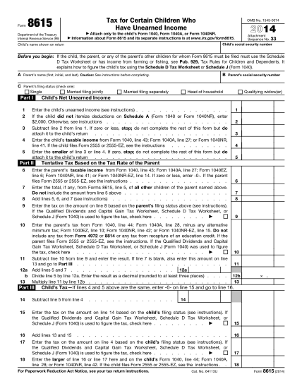 71026995-2014-form-8615-tax-for-certain-children-who-have-unearned-income-irs
