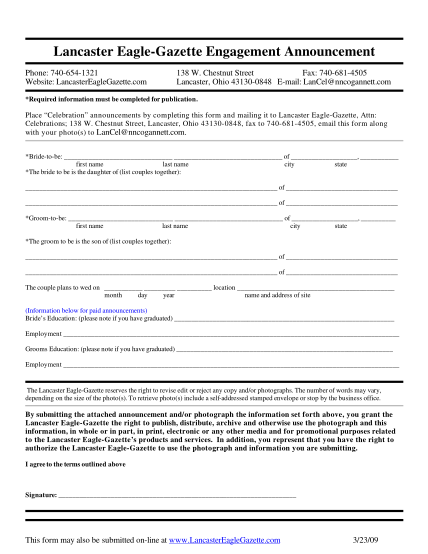 71059710-fillable-lancaster-eagle-gazette-engagement-announcements-form