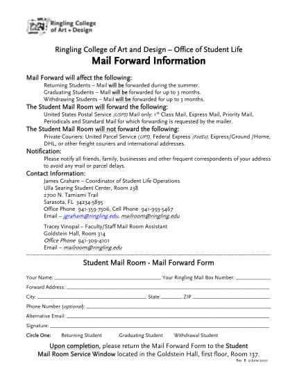 7106882-sl_mail_forward-_form-mail-forward-form--ringling-college-of-art-and-design-other-forms-ringling