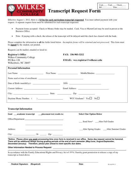 7116129-transcript20-request20for-m20feb202-011-transcript-request-form--wilkes-community-college-other-forms-wilkescc
