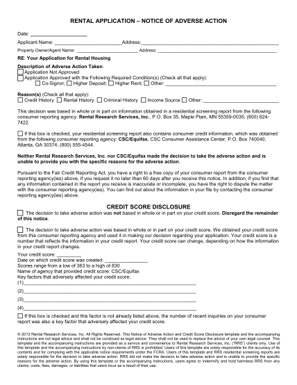 71195462-rental-application-notice-of-adverse-action-date-applicant-name-address-property-owneragent-name-address-re-your-application-for-rental-housing-description-of-adverse-action-taken-application-not-approved-application-approved-with