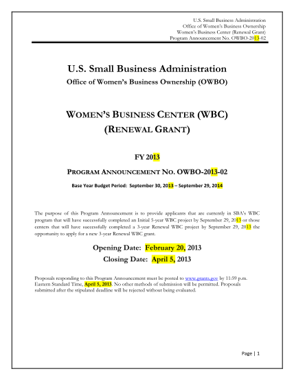 71222505-program-announcement-for-the-small-business-sustainability-initiative-technology-creationprogram-announcement-number-osbdc-2008-07-sba