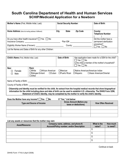71320394-attachmt-dhhs-form-1716-a-schip-medicaid-application-for-a-205-scdhhs