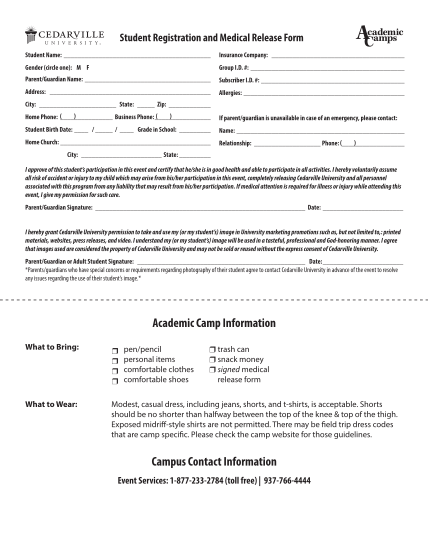 7137743-fillable-fillable-medical-release-form-cedarville