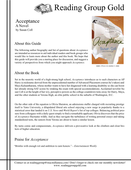 71377843-reading-group-gold-acceptance-a-novel-by-susan-coll-about-this-guide-the-following-author-biography-and-list-of-questions-about-acceptance-are-intended-as-resources-to-aid-individual-readers-and-book-groups-who-would-like-to-learn-mor