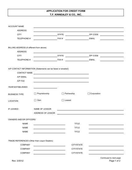 7154093-tfkcreditapplic-ation22012vers-ion-download-the-customer-credit-application-form-pdf--kinnealey-other-forms