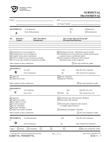 71567519-fillable-csi-example-of-a-submittal-transmittal-12-1a-form