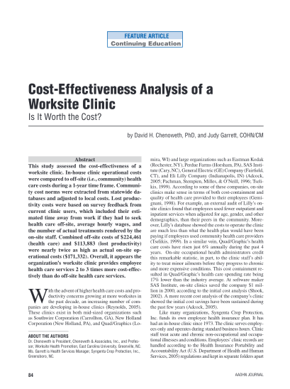 7158175-fillable-cost-effectiveness-analysis-of-a-worksite-clinic-is-it-worth-the-cost-form