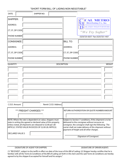 7163739-fillable-straight-bill-of-lading-short-form-original-non-negotiable