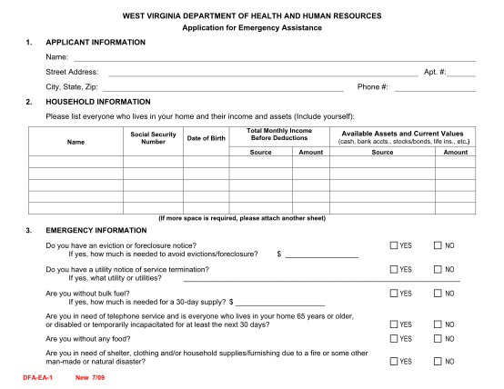 7172203-dfa-ea-1-form--dfa---ea---1---application-for-emergency-assistance-other-forms-wvdhhr